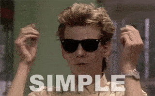 As simple and as easy as that